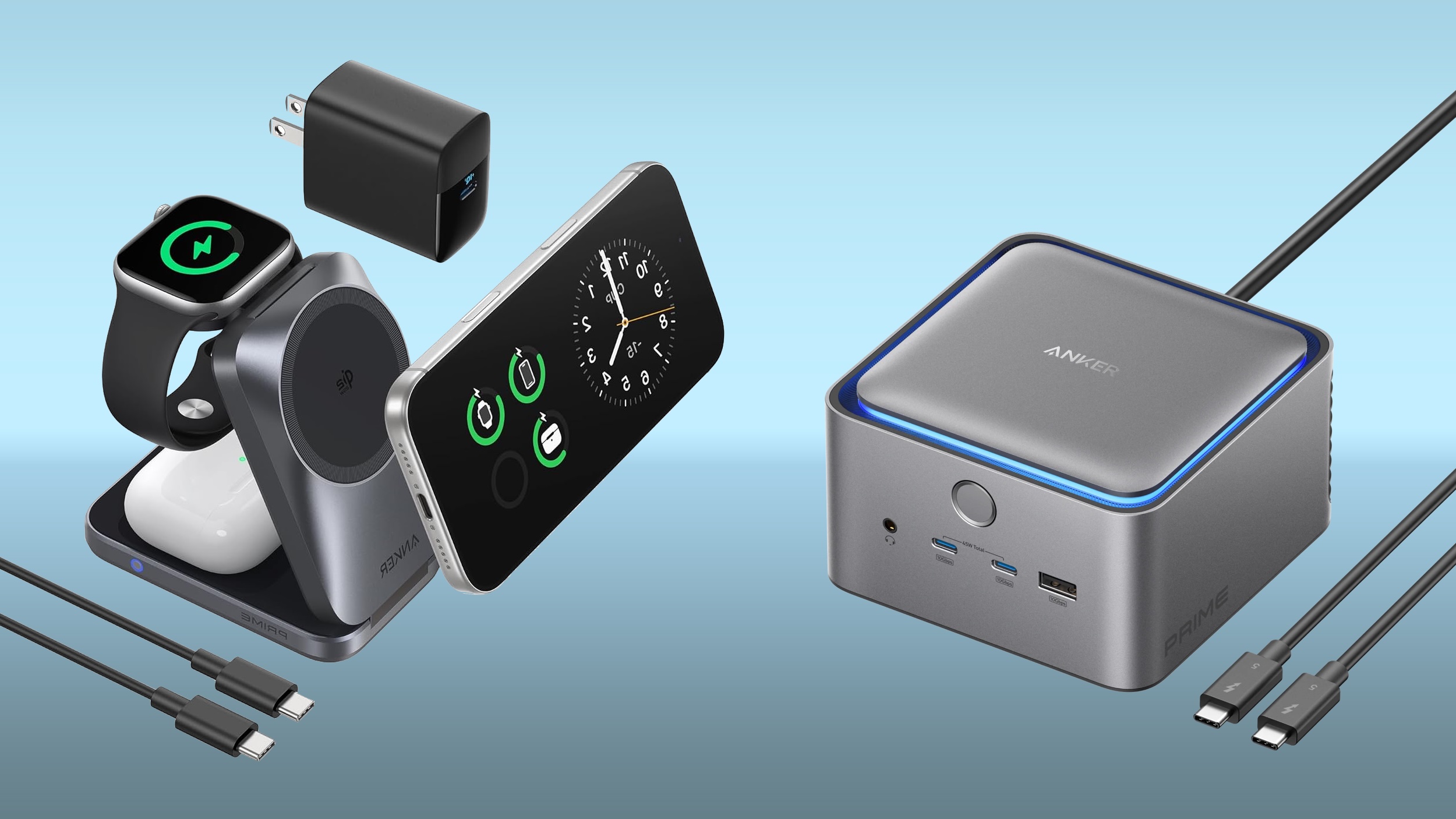 Anker 新款 Prime 三合一可折叠充电站在亚马逊上降价 104.99 美元