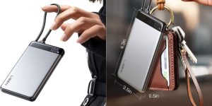 抛弃笨重的移动电源,这款内置 USB-C 线缆的超薄 10K 铝制型号的价格仅为 20 美元