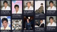 克里斯·詹纳 (Kris Jenner) 的形象在中国社交媒体上传播开来好运趋势