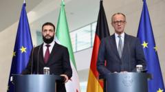 默茨表示，大多数在德国的叙利亚难民预计将在三年内返回家园