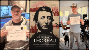 你好/r/电影。我们是埃里克·尤尔斯 (Erik Ewers) 和克里斯托弗·洛伦·尤尔斯 (Christopher Loren Ewers),他们是 PBS 全新纪录片《亨利·大卫·梭罗》的电影制作人,该纪录片由肯·伯恩斯 (Ken Burns) 和唐·亨利 (Don Henley) 制作。有什么问题都可以问我们。