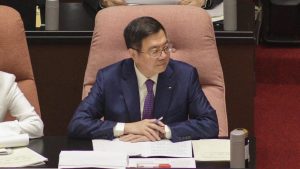 台湾行政院长质疑国民党主席在台湾言论自由日去访问言论不自由的国家