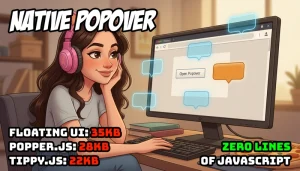 定位自己的原生 Popover